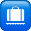 Baggage Claim Emoji (Apple)