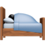 pessoa deitada na cama Emoji (Apple)