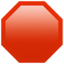 Stop Sign Emoji (Apple)