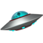 Flying Saucer Emoji (Apple)