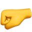 Left-Facing Fist Emoji (Apple)