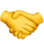 handskakning Emoji (Apple)