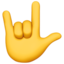 Love-You Gesture Emoji (Apple)
