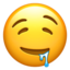 śliniąca się twarz Emoji (Apple)