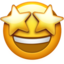 Star-Struck Emoji (Apple)