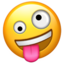 Zany Face Emoji (Apple)