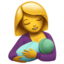 Breast-Feeding Emoji (Apple)