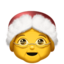 kerstvrouw Emoji (Apple)