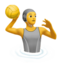 person som spelar vattenpolo Emoji (Apple)