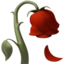 flor murcha Emoji (Apple)