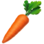Carrot Emoji (Apple)