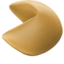 laimės sausainiukas Emoji (Apple)