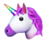 Einhorngesicht Emoji (Apple)