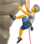 Person Climbing Emoji (Apple)