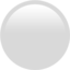 witte cirkel Emoji (Apple)