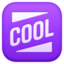 simbolis „COOL“ Emoji (Facebook)