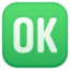 OK-knop Emoji (Facebook)