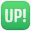 Up! Button Emoji (Facebook)