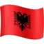 flagga: Albanien Emoji (Facebook)