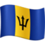 Flagge: Barbados Emoji (Facebook)