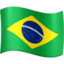 vlag: Brazilië Emoji (Facebook)