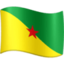 steag: Guyana Franceză Emoji (Facebook)