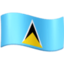 vlag: Saint Lucia Emoji (Facebook)