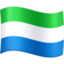 drapeau : Sierra Leone Emoji (Facebook)