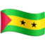 flagga: São Tomé och Príncipe Emoji (Facebook)