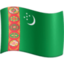 bandiera: Turkmenistan Emoji (Facebook)