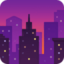 Cityscape At Dusk Emoji (Facebook)