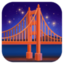 Bridge At Night Emoji (Facebook)