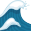 Water Wave Emoji (Facebook)