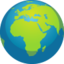 Globe Showing Europe-Africa Emoji (Facebook)