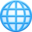 Globe With Meridians Emoji (Facebook)