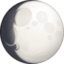 Waxing Gibbous Moon Emoji (Facebook)