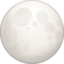 Full Moon Emoji (Facebook)