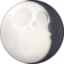 Waning Gibbous Moon Emoji (Facebook)