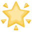 Glowing Star Emoji (Facebook)