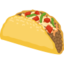 Taco Emoji (Facebook)