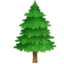 albero sempreverde Emoji (Facebook)