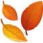 Fallen Leaf Emoji (Facebook)