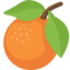Tangerine Emoji (Facebook)