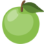 Green Apple Emoji (Facebook)
