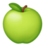 Green Apple Emoji (Facebook)