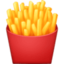 French Fries Emoji (Facebook)