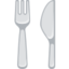 Fork And Knife Emoji (Facebook)