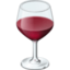 bicchiere di vino Emoji (Facebook)