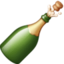 bouteille de champagne Emoji (Facebook)