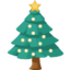 árvore de natal Emoji (Facebook)